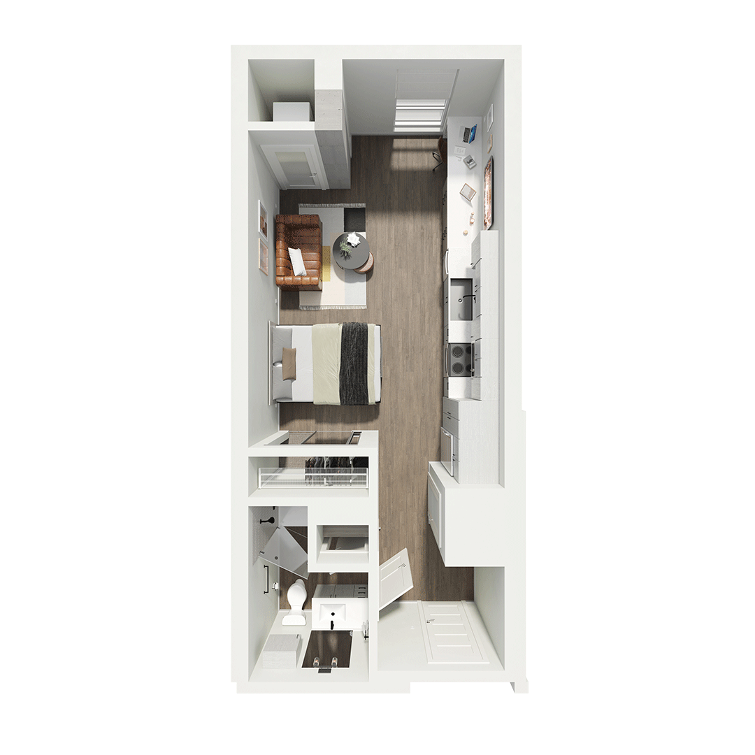 Studio - S1.3 – ID:1113015 Floorplan Image